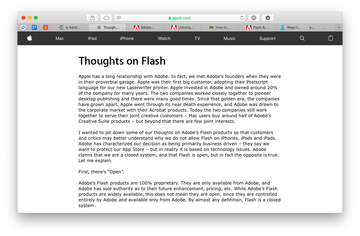 adobe flash player for mac app store